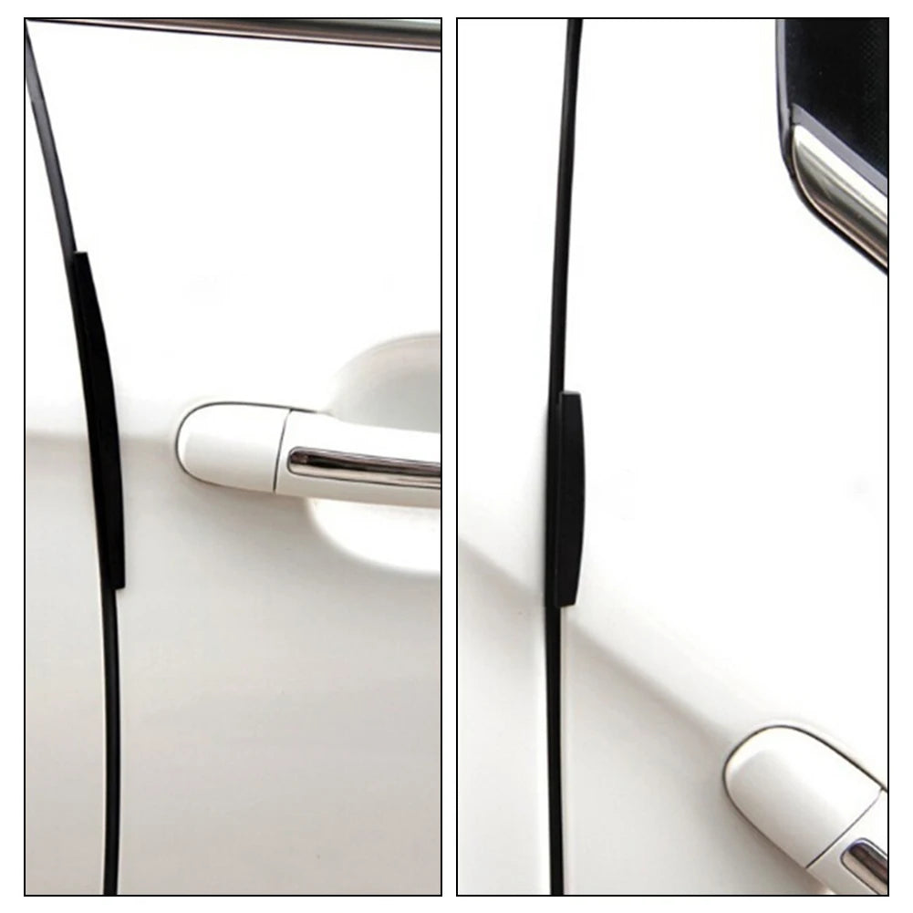 8Pcs Universal Auto Door Edge Bumper Guard Protector Cover Moulding Trim Strip Car Styling Accessories Quake