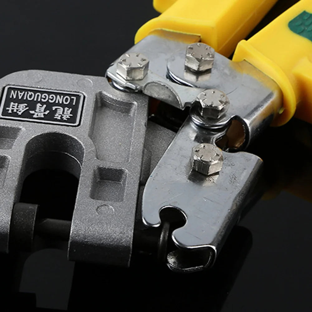 Metal Plaster Board Stud Crimpers Partition Lock Punch Pliers Installation Fastening Ceiling Joiner TPR Handle Non-Slip Drywall Quake