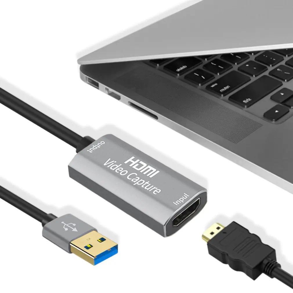 Video Capture Card USB 3.0 1080P 4K HDMI-compatible Video Grabber Record Box For Macbook PS4 PC Game DVD Camera Recording Quake