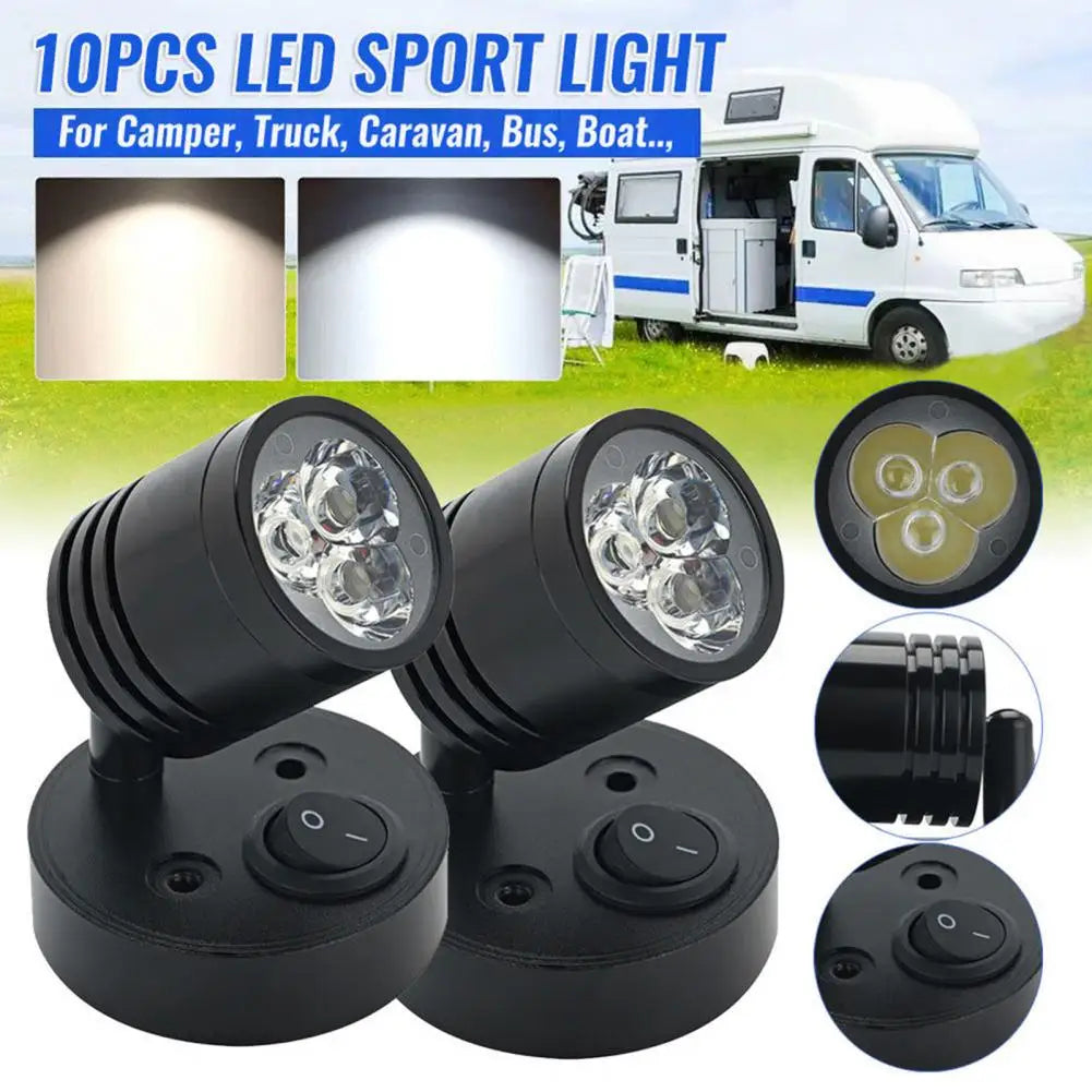 Practical Wall Spotlight Convenient White Light Interior Spot Light Battery Operated Wireless Spotlight Quake