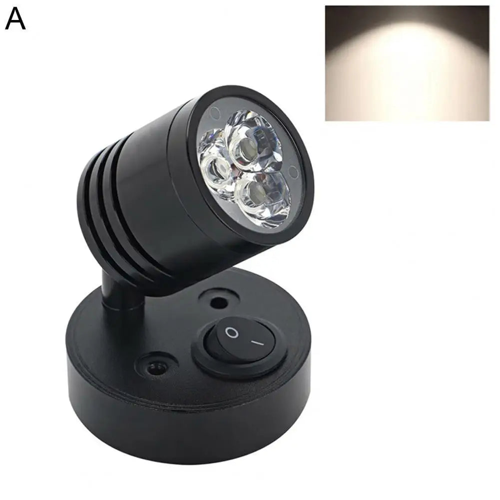 Practical Wall Spotlight Convenient White Light Interior Spot Light Battery Operated Wireless Spotlight Quake A