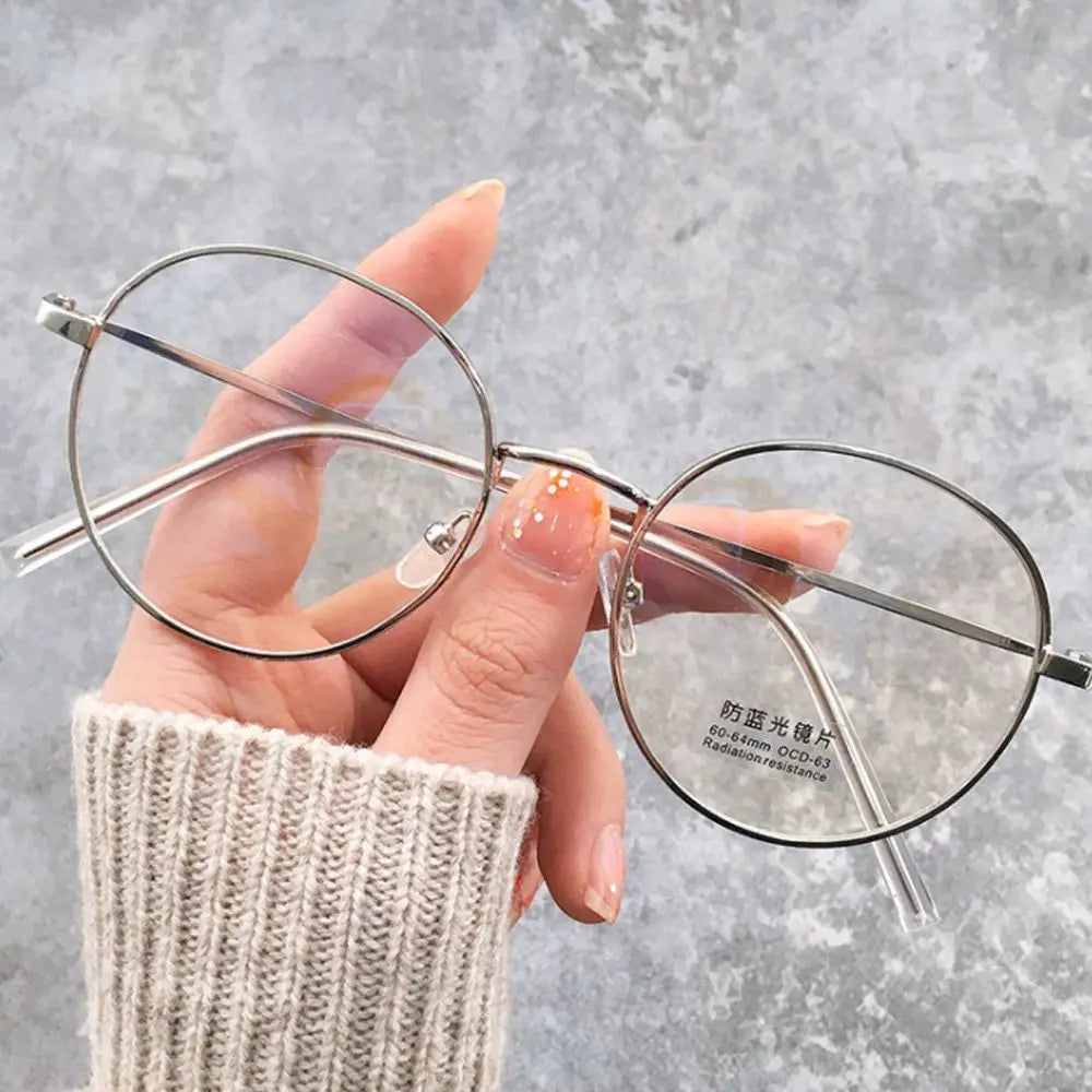 Anti-Blue Light Glasses for Women Men Classic Metal Frame Eyewear Fashion Office Computer Goggles Blue Rays Blocking Glasses Quake