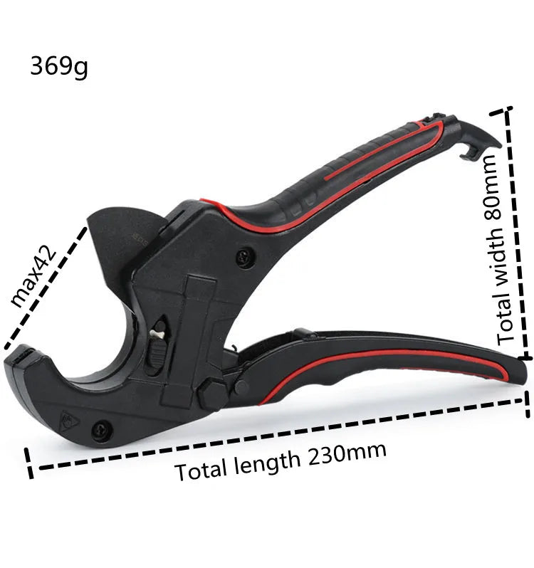PPR Water Pipe Scissors PVC Pipe Cutter Blade Labor-saving Ratchet Pipe Cutter Line Pipe Cutter Cutting Replaceable Blade Quake YELLOW
