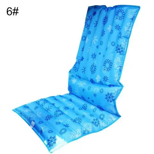 Fashion Summer Car Seat Office Chair Cooling Cushion Water Injection Ice Pad Automobiles Seat Cover Quake 6
