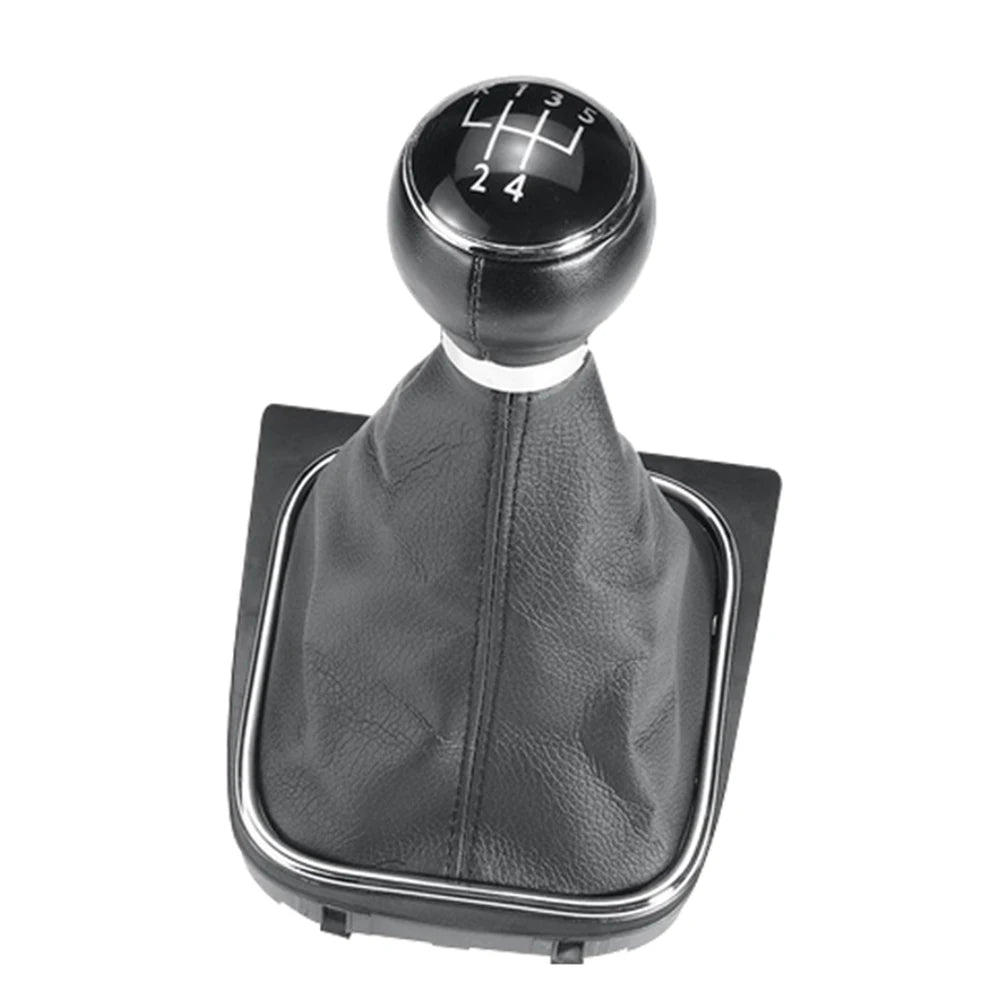 New 5/6 Speed Gear Shift Knob Boot Gaiter Cover for Golf MK5 MK6 2005 2014 Quake