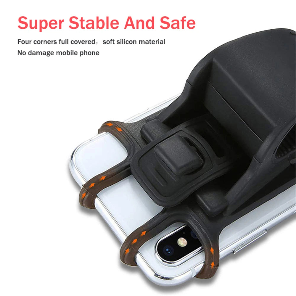 Universal stroller Baby Stroller Accessories Silicone Phone Holder Mobile Phone Holder for pram Moto Bicycle GPS Mount Bracket Quake