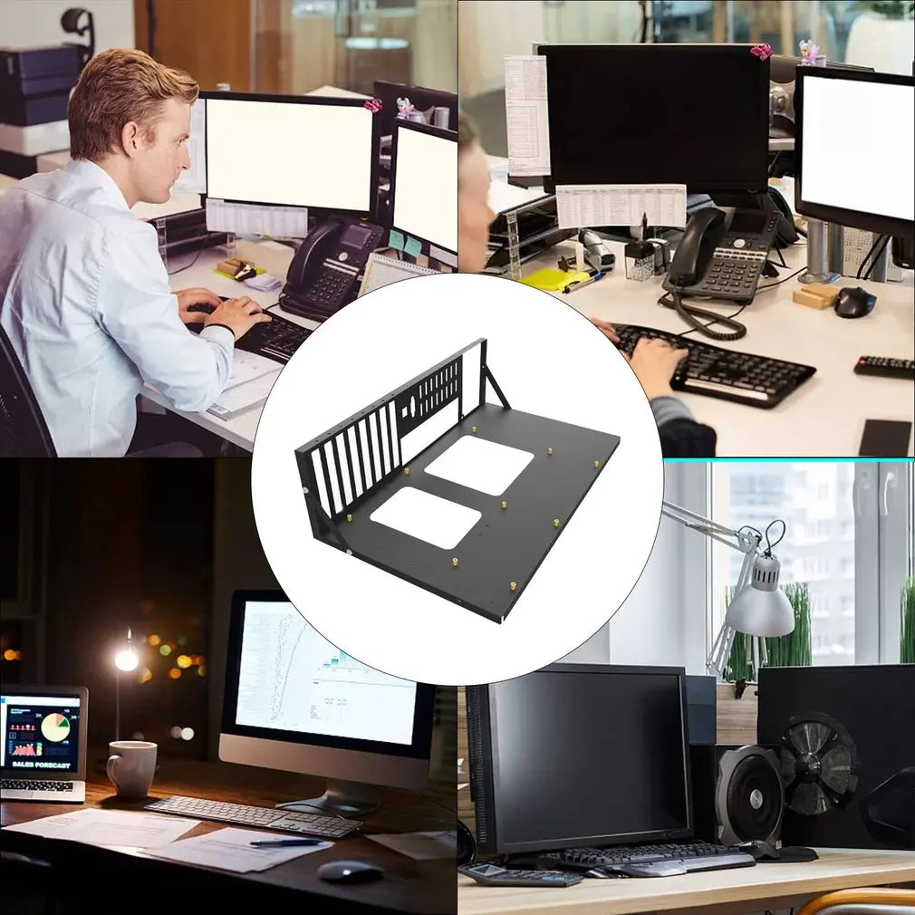 Mining Frame Open Chassis Frame Thickened Motherboard Bracket Fixing Frame Mining Rig Case Frame Computer Cases Towers Cases Quake