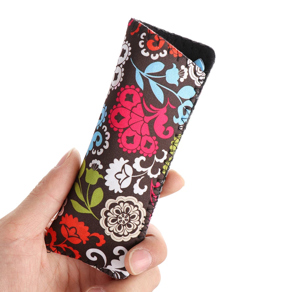 Ultralight Spring Hinge Reading Glasses Fashion Retro Flower Print Presbyopic Eyeglasses PC Frame Readers Eyewear with Pouch Quake