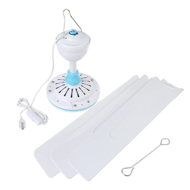 Universal 5W to 30W 15.7” to 47.2” 220V US Plug Silent Ceiling Fan for Dining Room Bedroom Dorm Dormitory K1KF Quake 105cm