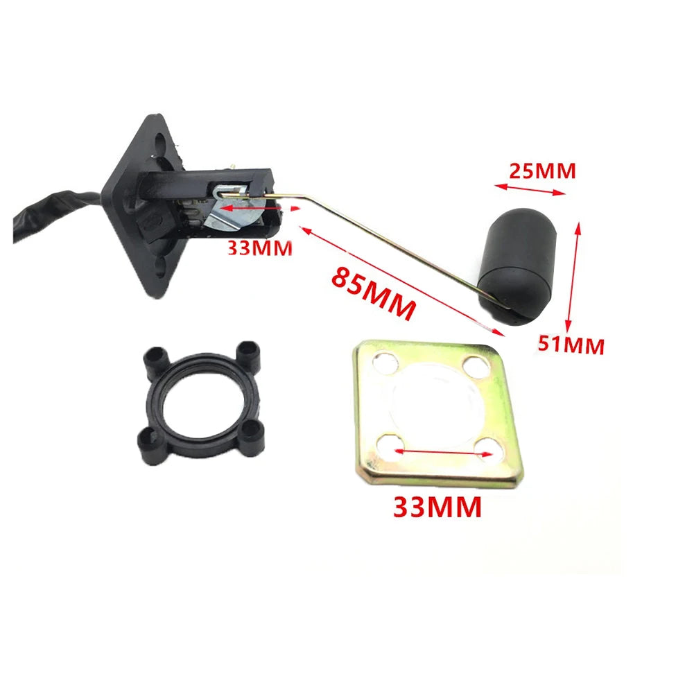 Motorcycle Moped Scooter Dirt Bike Fuel Tank Oil Float Gauge Fuel Level Sensor Motorcycle Accessories Quake