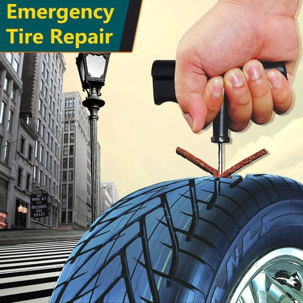 5Pcs Auto Car Tyre Repair Puncture Recovery Tubeless Seal Plugs Strips Kit Car Accessories Quake