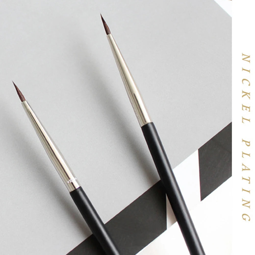 Beauty Makeup Brushes Fine Eyebrow Cream Brush Eyeliner Pen Black Eyeliner Brush Mink Hair Quake