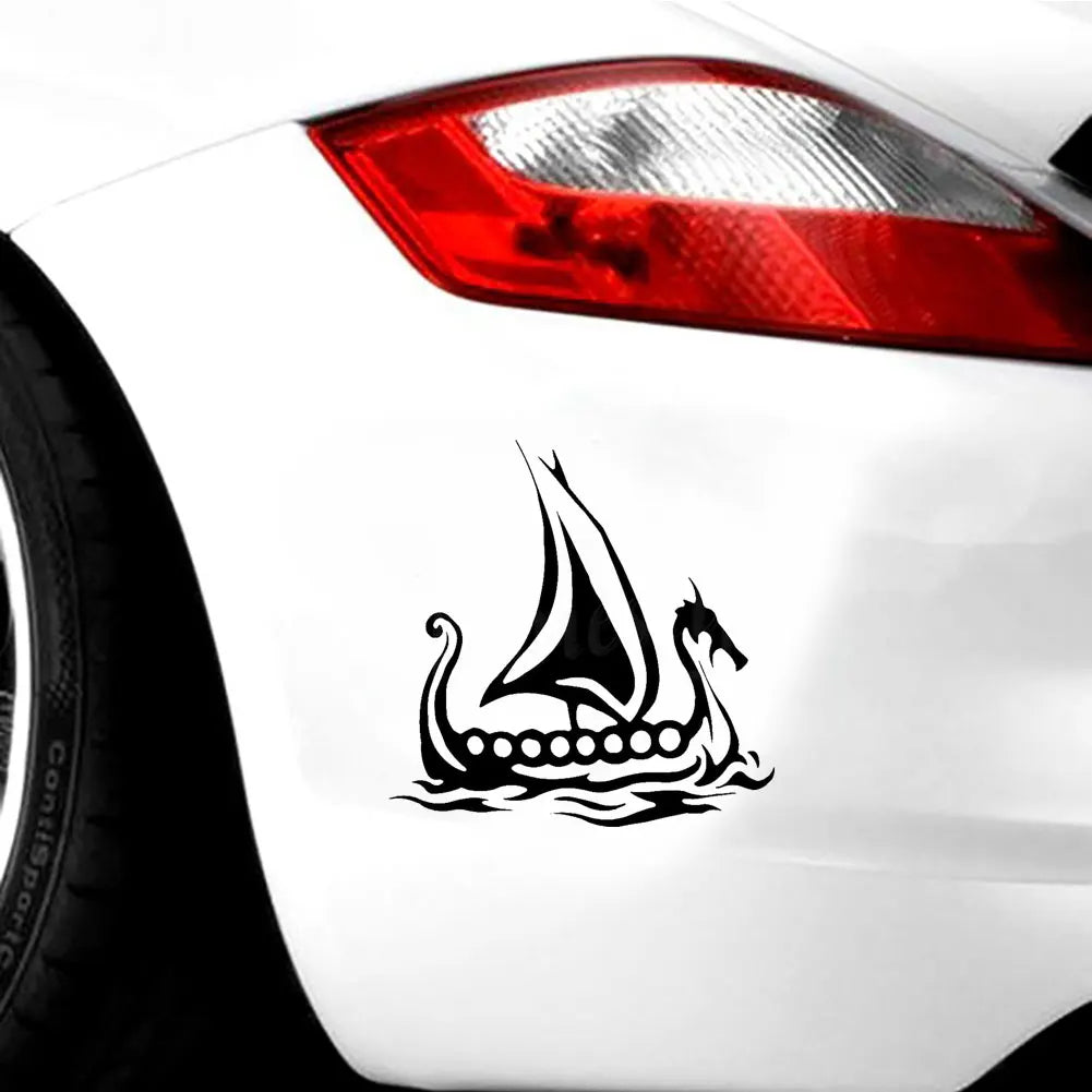 Viking Ship Stickers Car Body Window Truck Laptop Motorcycle Reflective Decals Sticker Decoration Quake