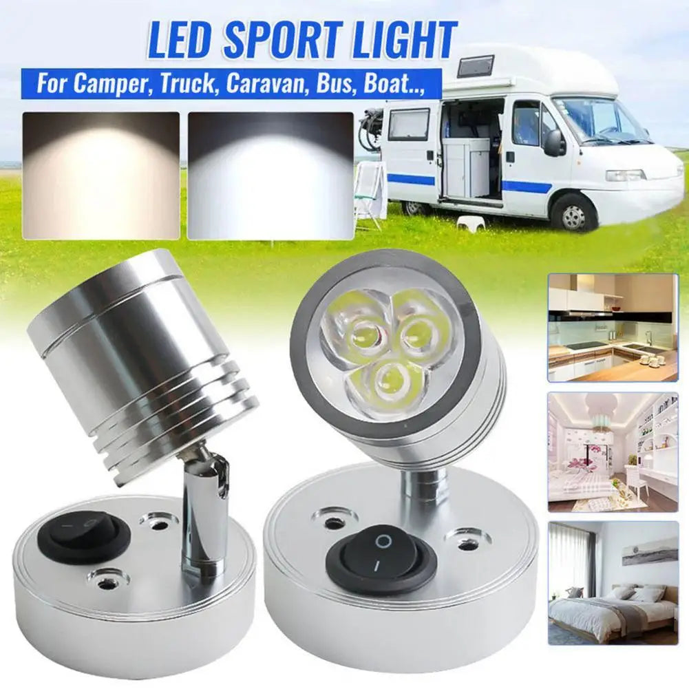 Practical Wall Spotlight Convenient White Light Interior Spot Light Battery Operated Wireless Spotlight Quake