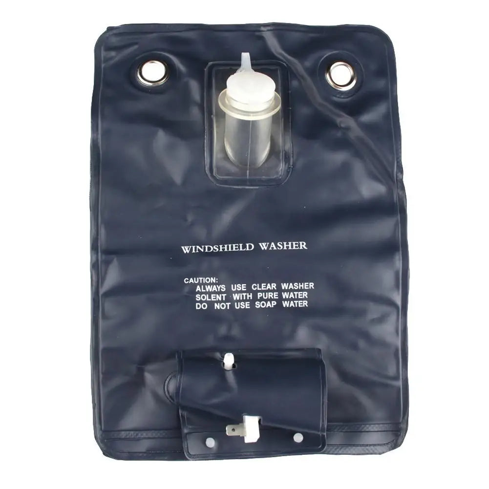 Universal 12V Pump Car Auto Windscreen Washer Bottle Bag Kit Cleaning Window Repair Tool Quake Default Title