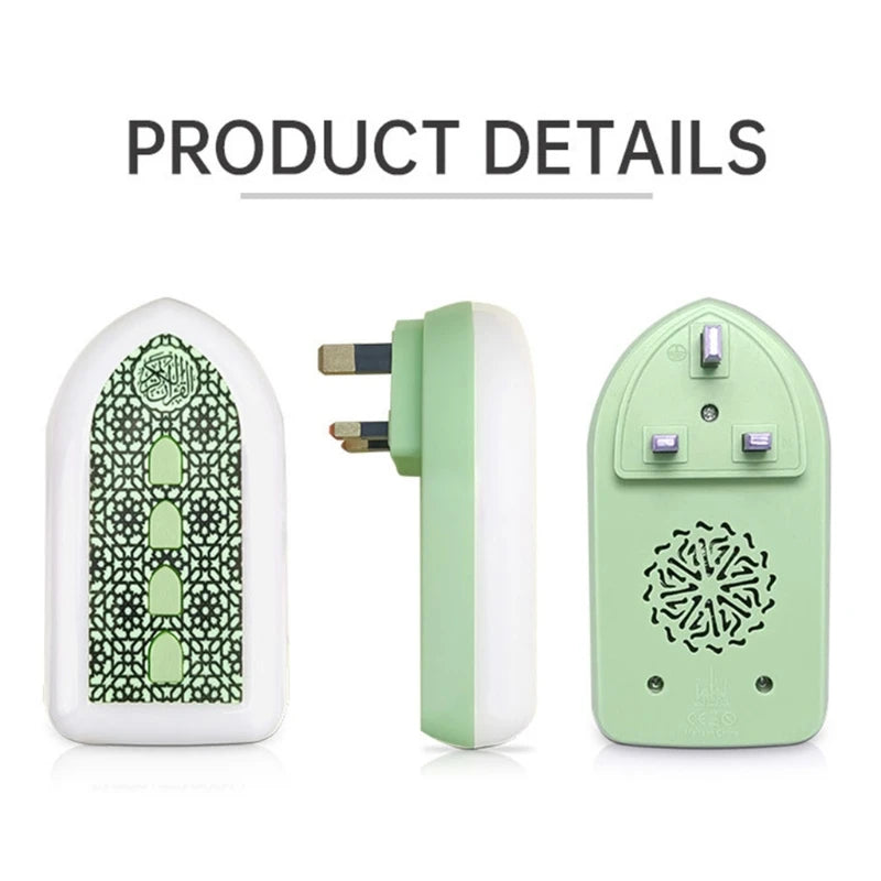Quran Lamp Wireless Speaker Colorful LED Night Light Muslim Koran Reciter Music Player K1KF Quake
