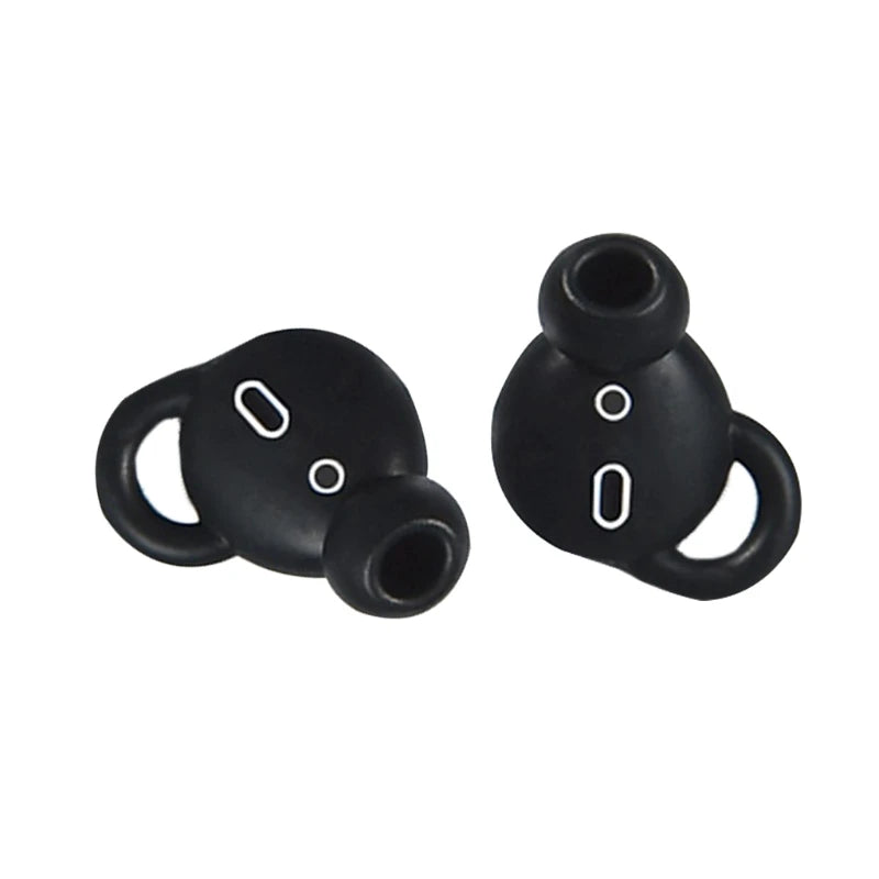 Ear Tips Earbuds For AirPods 1/2&Earpods Headsets Silicone Anti-Drop Earbud Spare Parts Repairing Parts K1KF Quake Black