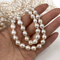 Natural Freshwater Pearl Irregular Punch Loose Beads For Jewelry Making DIY Bracelet Earrings Necklace Anklet Accessory Quake 8-9mm