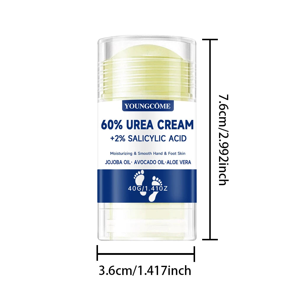 2pcs 60% Urea Foot Cream Deeply moisturizes,soothes andrejuvenates tired feet for ultimate comfort,suitable for all skin types Quake 1PCS