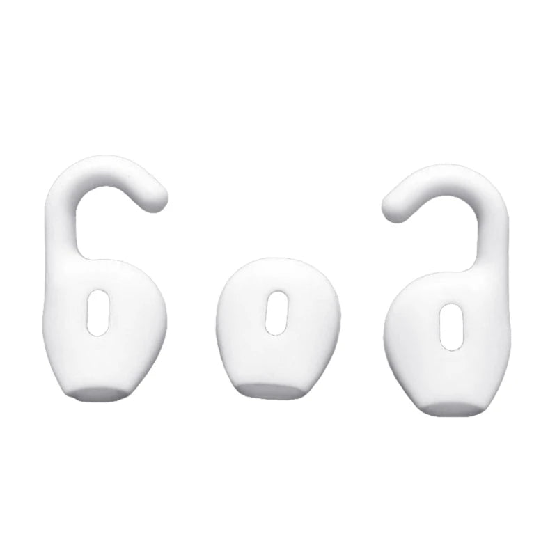 1Set Soft Silicone Earbuds Earphone Tips Earplug Cover for JABRA Talk 45/Stealth/Boost Headphone Eartips K1KF Quake White