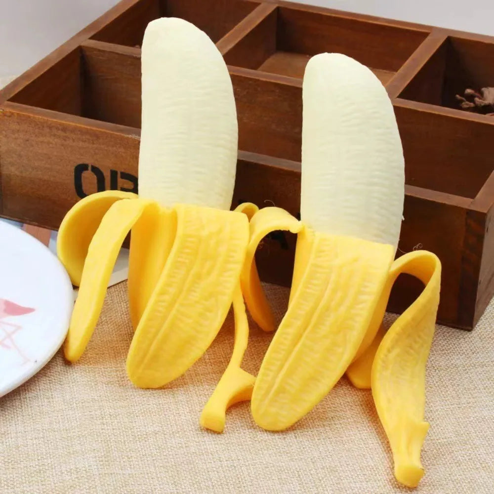 Anxiety Relief Banana Squeeze Toy Slow Rebound Simulated Banana Stress Relief Squeeze Ball Sensory Toys Stress Relief Toy Quake