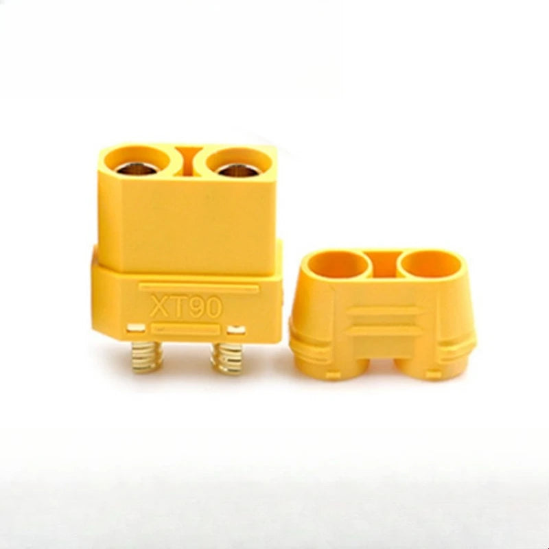 XT Series XT30U XT60 XT90 Connector Plug Bullet Welding Terminal Suit for RC Quadcopter Multicopter Aircraft Accessories Quake XT90-F Female 1 piece