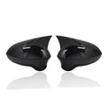 For Seat Leon MK2 2009-2012 Ibiza MK4 2008-2017 Rearview Side Mirror Cover Wing Cap Exterior Door Case Trim Carbon Fiber Sticker Quake Gloss Black