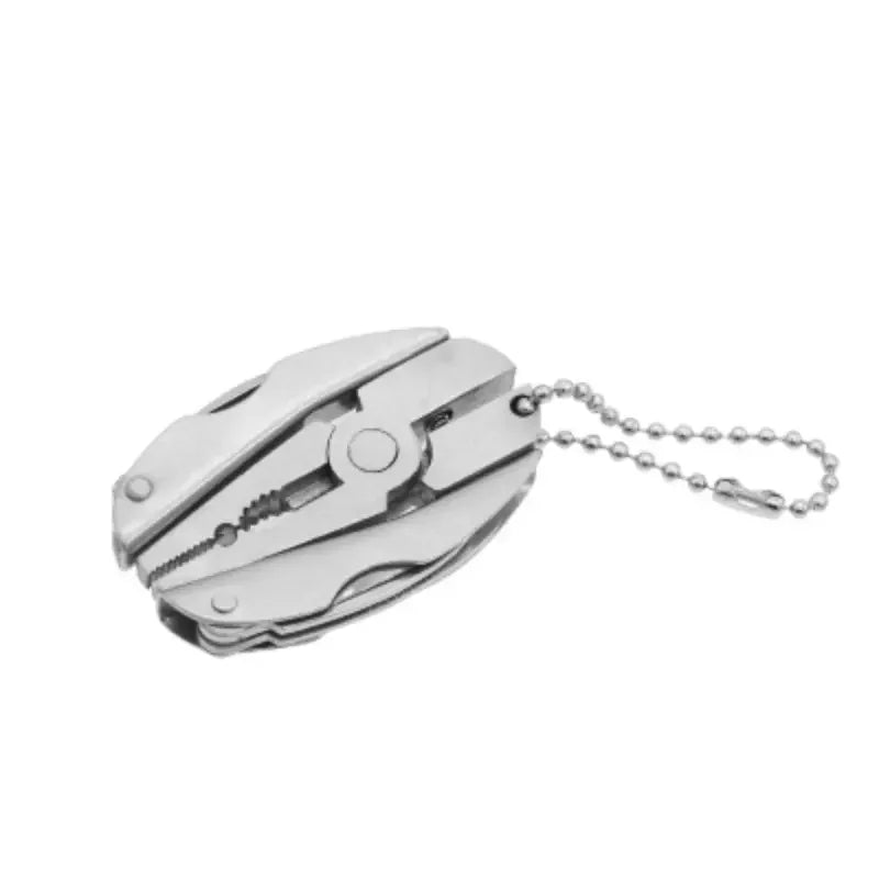 Screwdriver - Perfect Portable Pliers Knife Keychain for Outdoor Use! Stainless Steel Multi-Tool Quake