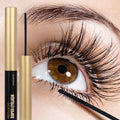 4D Silk Fiber Mascara, Waterproof Lengthening Curling, Waterproof Clump-free Long-lasing, with Thin Brush, Beginner-Friendly Quake 01