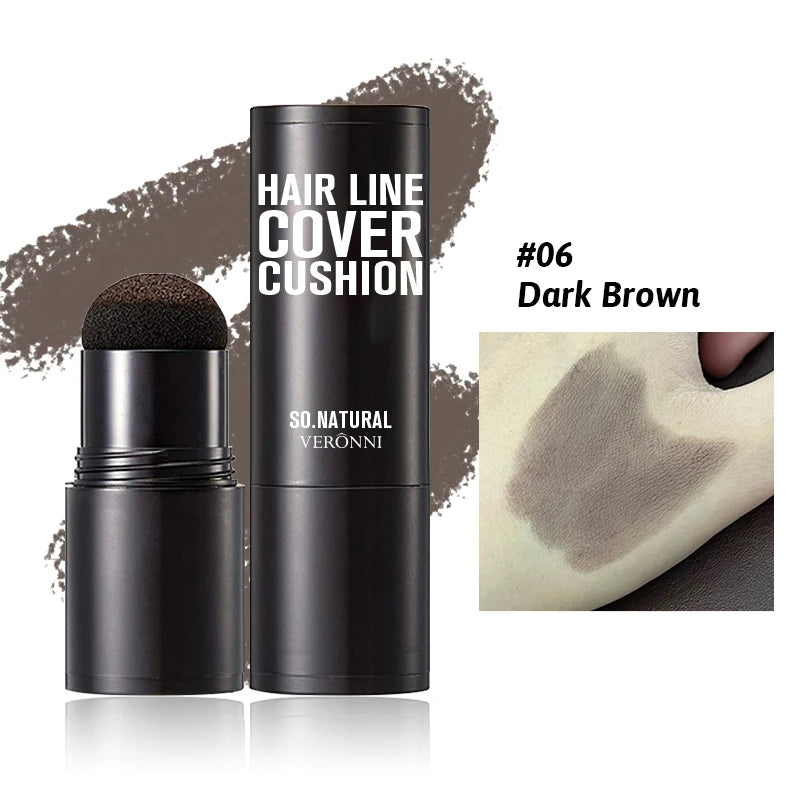 Instant Hairline Powder, Fast Covering Hair Root Concealer, Eyebrow and Beard Lines, and Long-lasting Wind and Sweat Resistant Quake 06