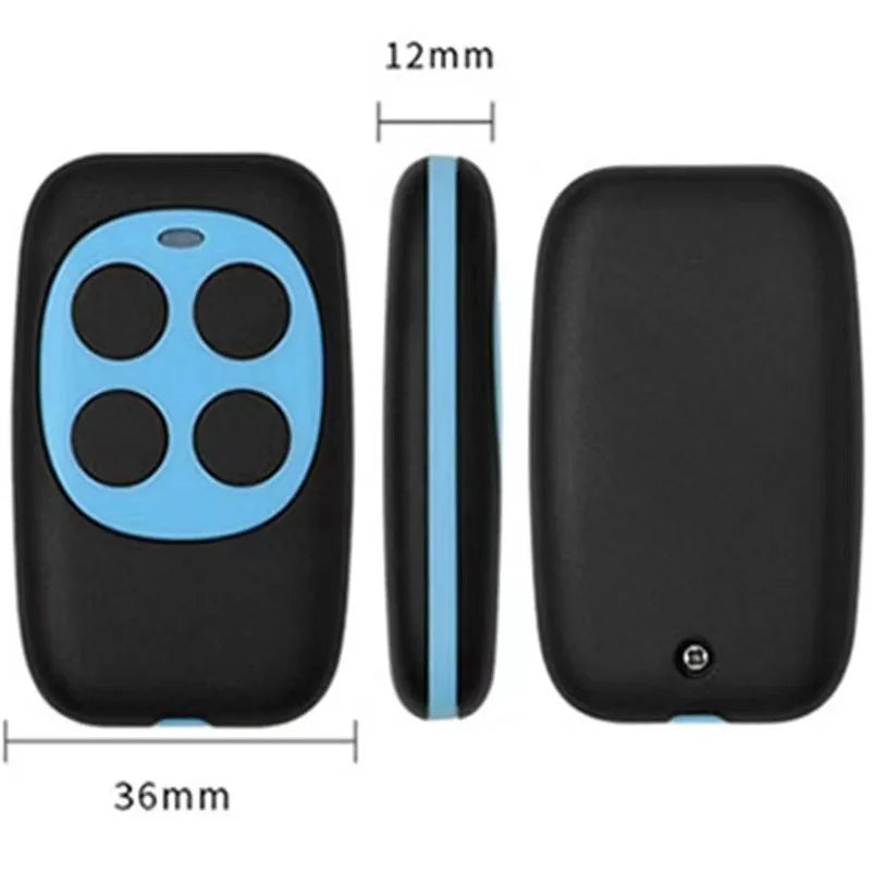 433Mhz 4 Keys Colorful Remote Control RF Wireless Copy Code Remote Electric Cloning Gate Garage Door Auto Keychain for Home Quake