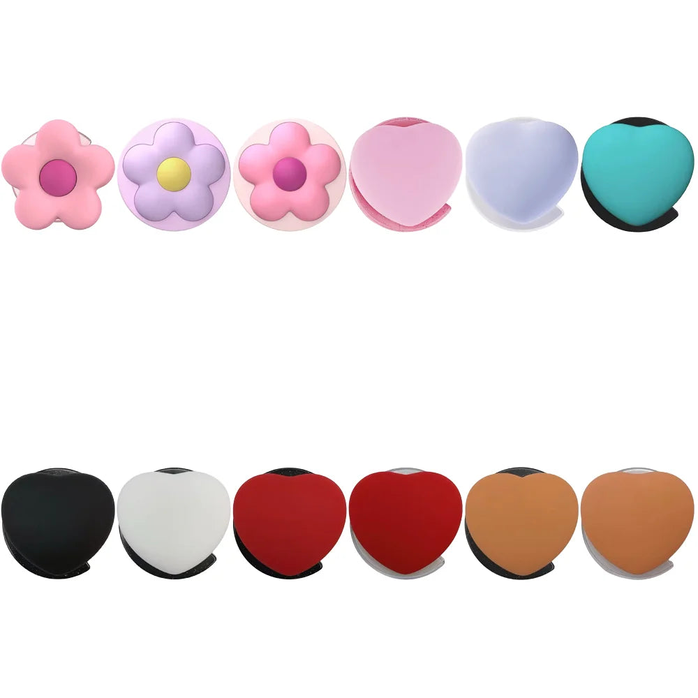 Letter Seal Circle Multicolor Magnetic Phone Grip Card Holder Stand for IPhone 18 17 16 15 14 13 Pro Max Case Quake