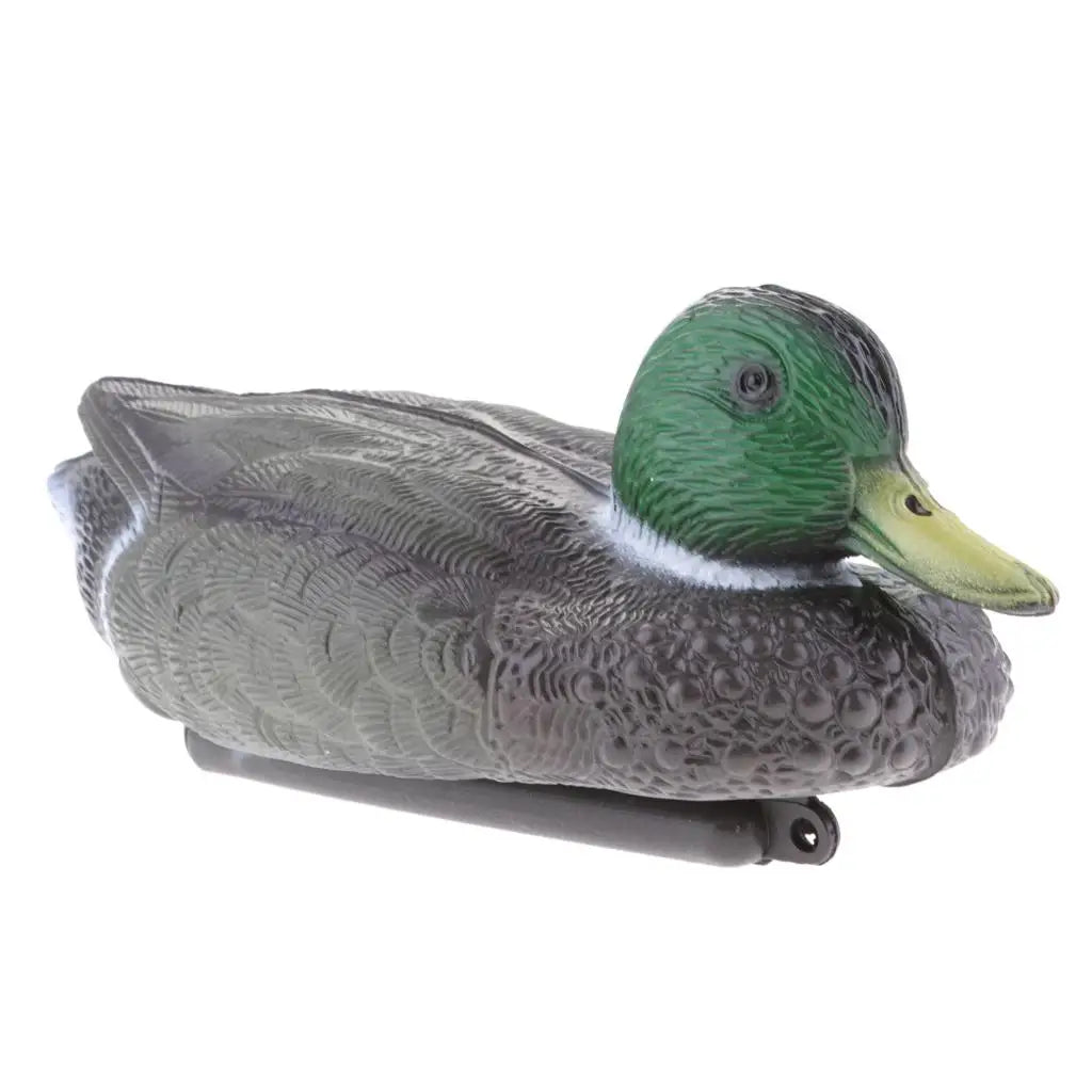 Lifelike Plastic Duck Decoy Garden Repeller Outdoor Bird Scarer Ornament for Yard Fishing Collection Quake Default Title