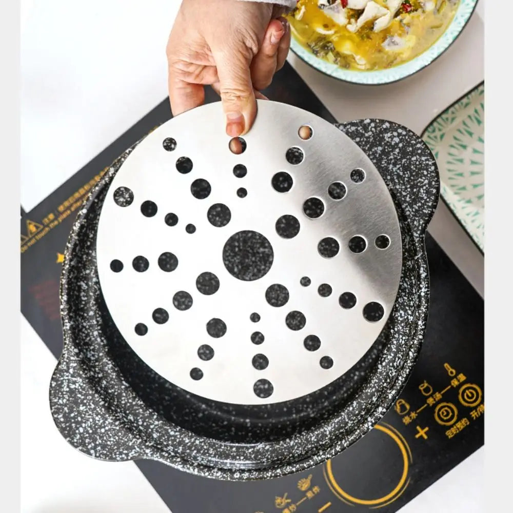 Stainless Steel Induction Cooker Heat Diffuser Saucepan Cooking Hob Heat Conduction Plate Converter Tool Cookware Parts Quake