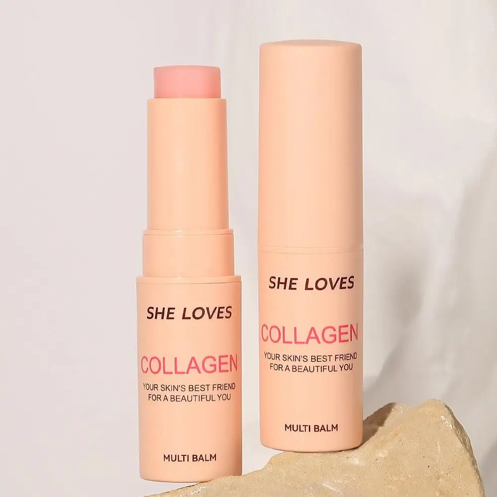 Moisturizing Wrinkle Bounce Multi Balm Collagen Multi Balm Stick Wrinkle Bounce Balm Multi Cream Dull Cosmetics Korean Quake