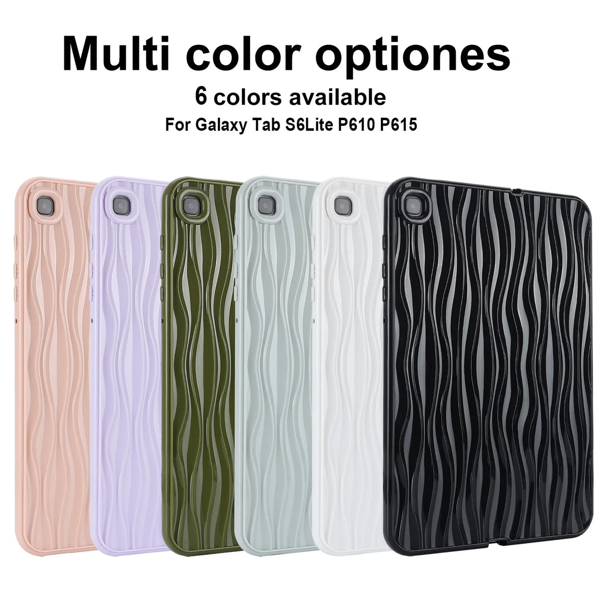 Luxury Tablet Case for Samsung Galaxy TAB A8 A7 S6 LITE Drop Resistant T220 T225 X200 P610 P615 Soft Silicone Quake