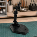 Action Figure Stand with Screwdriver Adjustable Jointed Display Holder for Model Figures Hobby Workspace Photography Quake UniversalSolidWht