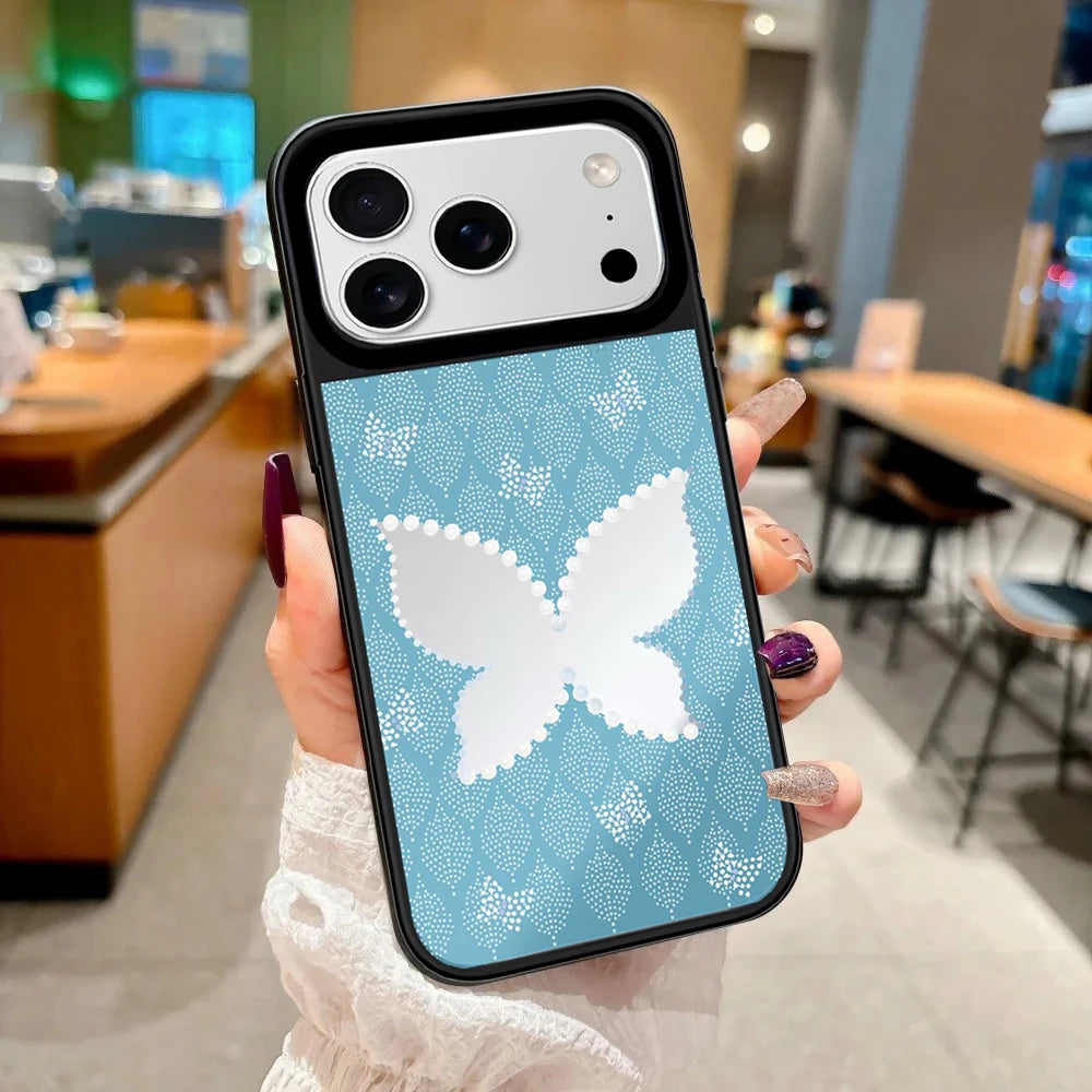 6090729 Mirror Surface Magnetic Phone Case Cover for IPhone 13 14 15 16 17 18 Pro Max Case Quake