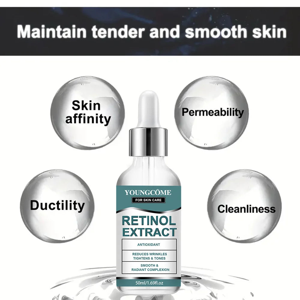 Retinol face rich in hyaluronic acid essence Wrinkle Removing Cream Anti Aging Fade Fine Lines Whitening MoisturizingBrightening Quake