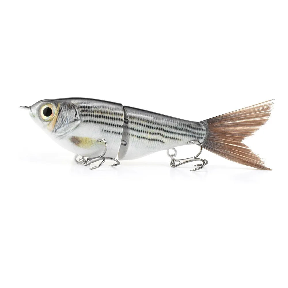 Fishing Gear Joint Design Bass Lure Hard Baits Style Trout Wobbler Glide Action Wobbler Type Pike Lure Fishing Quake 620-120mm