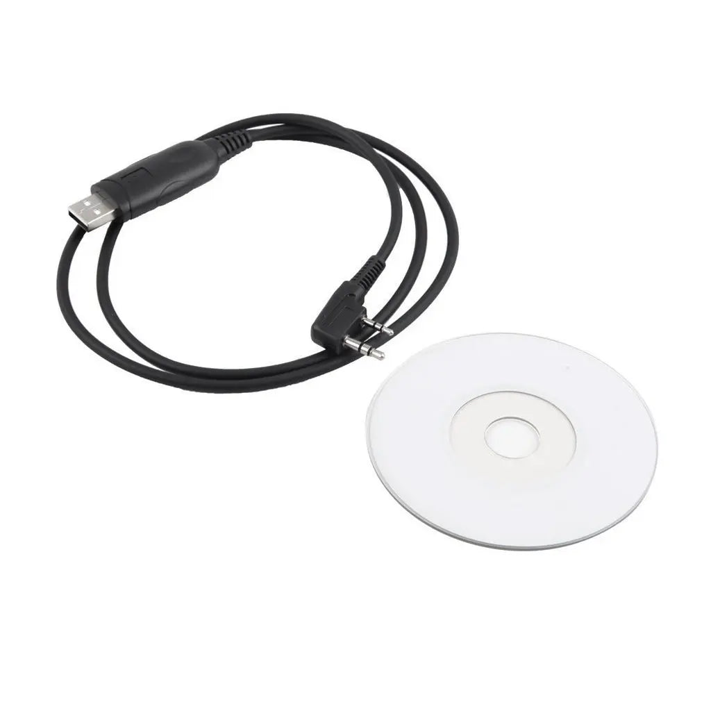 Universal USB Programming Cable 2 Pin Interface Plastic Connector for Two Way Handy Radios Quake