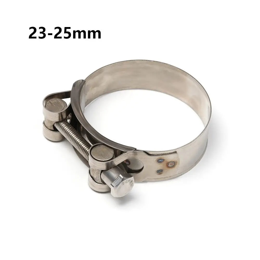 Stainless steel strengthens the clamp hose clamp Circular air water pipe Fuel hose clips of water pipe fasteners clamps Quake 23-25mm