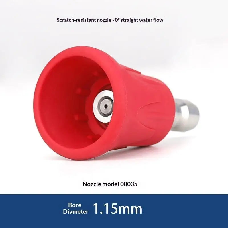 Quick Connect Stainless Steel Car Washer Sector Sprayer Nozzle Tips With Soft Rubber Sleeve High Pressure Wash Nozzles Quake A3