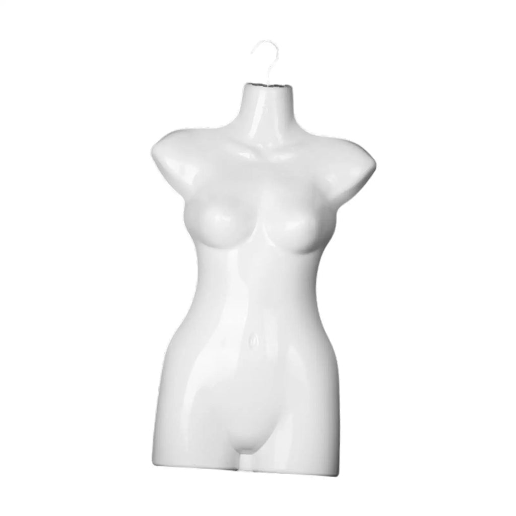 Hanging Mannequin Torso Female Clothing Accessories Retail Stores Clothes Shirt Display Rack Half Body Torso Dress Form Manikin Quake