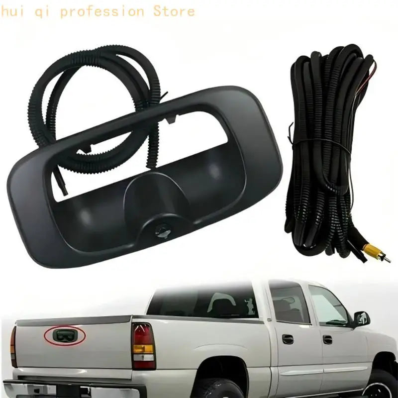 77488 15188001 15228539 Rear Handle Backup Camera Assembly 15997911 for 1500 2500 3500 Rear Camera Repair Use, Integrated ABS Quake