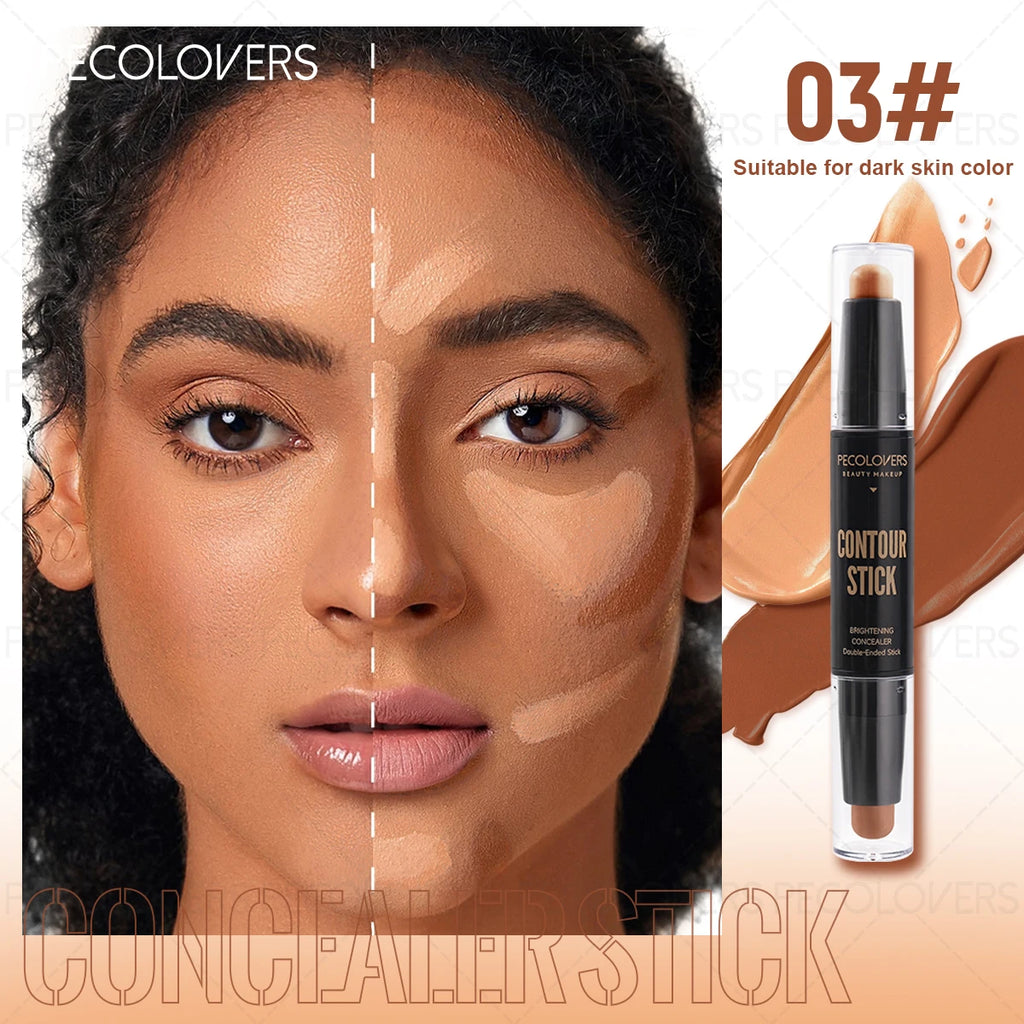 12 Pcs/set Latte Makeup Full Face Base Bundle, Liquid Foundation Contour Stick, Blendable Buildable Coverage Makeup Kit Quake