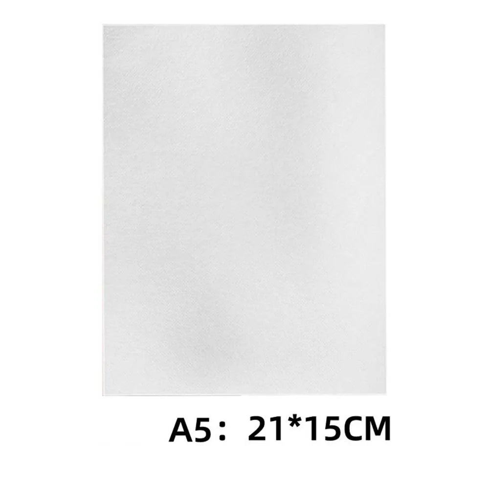 DIY Iron-on Patches Handmade Self Adhesive Water Soluble Paper Sewing Supplies Blank Hand Sewing Stabilizers Quake A5