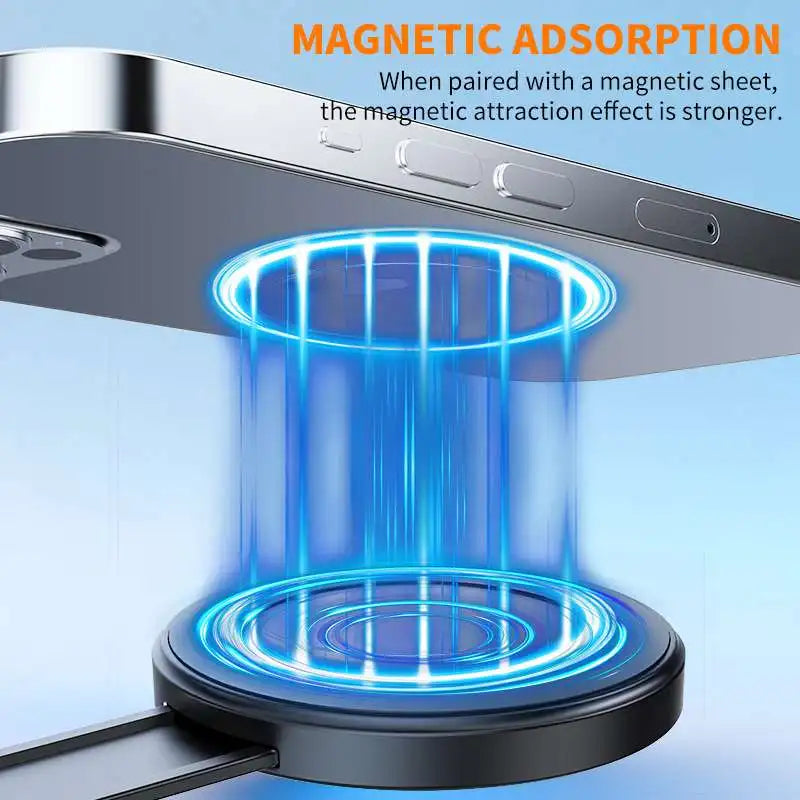 Smartphone Magnetic Fill Light Mini Selfie Light 3 Modes Adjustable Brightness for Phone Quake