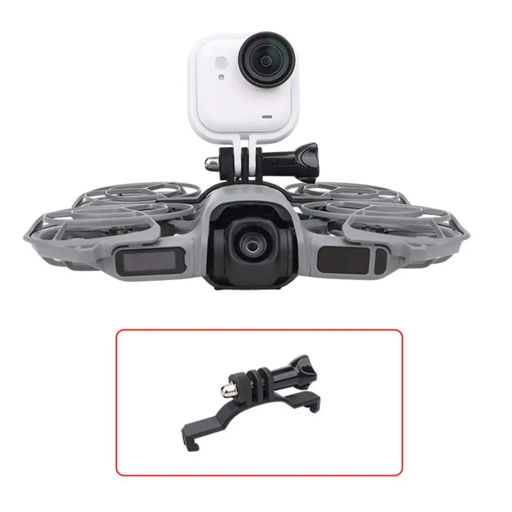DJI NEO2 Top Mount Extension Bracket - Drone Accessory for Action Camera Mounting, Stable & Secure Design for Outdoor Quake