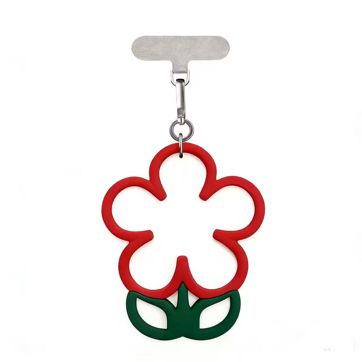 Silicone Knot Phone Charm | Heart Cherry Apple | iPhone & Galaxy